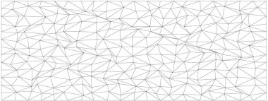 Modern tasarım ve yaratıcı arka planlar için kaotik üçgenlere sahip soyut geometrik desen.