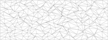 Modern sanat ve arka planlar için soyut geometrik kaos düzeni tasarımı.