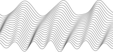 Modern tasarım projeleri için eğri çizgileri olan soyut dalga deseni.