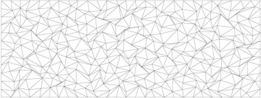 Modern arkaplan tasarımı için kaotik üçgen çizgileri olan karmaşık soyut geometrik desen.