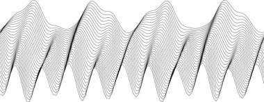 Modern dekor ve dijital projeler için soyut dalga desen tasarımı.