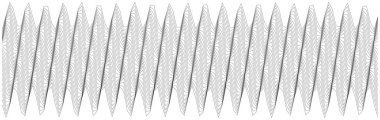 Modern soyut sanat eserleri için mükemmel geometrik elementlere sahip dinamik dalga deseni tasarımı.