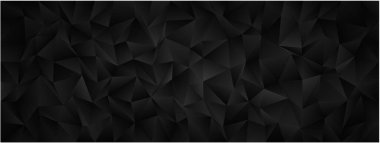 Modern tasarım projeleri için karanlık tonlarda üçgen şekilli soyut geometrik arkaplan.