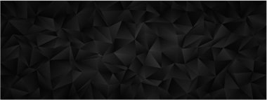 Modern sanat ve teknoloji temaları için soyut karanlık geometrik kaos arka plan tasarımı.