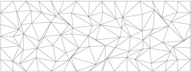 Modern tasarım için üçgen çizgileri olan soyut geometrik kaos deseni.