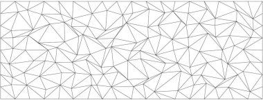 Yaratıcı projeler için soyut çokgen tasarımı ile Geometrik kaos deseni.