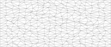 Modern dijital sanat ve arka planlar için karmaşık üçgen ağ tasarımlı soyut geometrik desen.