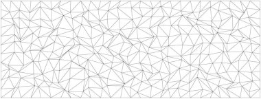 Modern tasarım kavramları için düzensiz üçgen şekilli soyut geometrik desen.