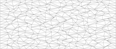 Yaratıcı arkaplan tasarımı için kaotik üçgenleri olan soyut geometrik desen.