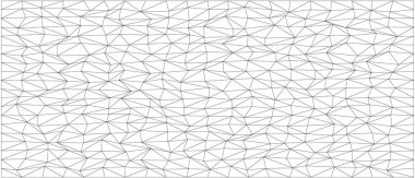 Modern grafik tasarım ve arka planlar için kaotik çizgileri olan soyut geometrik desen.