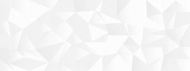 Arkaplan ve dokular için monokrom tasarımında düşük poli üçgenli soyut geometrik desen.