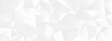 Modern tasarım arkaplanları için monokrom renklerinde soyut geometrik çokgen desen.