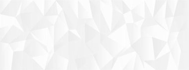 Modern tasarım ve dijital projeler için soyut geometrik beyaz desen arkaplanı.