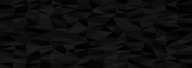 Modern tasarım ve arka planlar için koyu üçgenli geometrik soyut desen.
