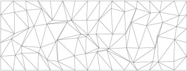 Modern sanat veya tasarım projeleri için ideal soyut geometrik kaos kalıbı.