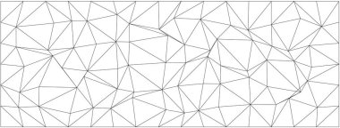 Modern sanatsal tasarım için kaotik üçgen çizgileri olan soyut geometrik desen.