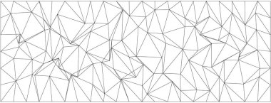 Modern sanatsal tasarım ve yaratıcı arkaplan için kesişen çizgilerle Geometrik kaos deseni.