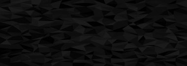 Modern tasarım arka planı için koyu çokgen şekilli soyut geometrik desen.