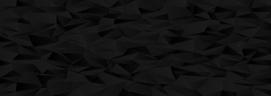 Modern tasarım için siyah üçgen şekilli soyut geometrik desen.