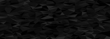 Soyut geometrik koyu çokgen desen, modern arkaplan ve tasarım dokuları için idealdir.