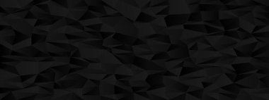 Modern tasarım kavramları için soyut siyah geometrik model arkaplanı.
