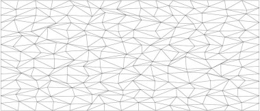 Modern tasarım için düzensiz üçgen şekilli soyut geometrik desen.