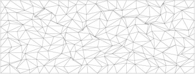 Modern arkaplanlar için soyut geometrik şablon ve kaotik çizgi kesişme tasarımı.