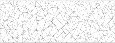 Modern tasarım kavramları için kesişen çizgilerle soyut geometrik kaos deseni.