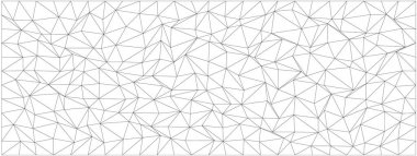 Modern tasarım ve sanatsal arkaplanlar için üçgen şekilli geometrik soyut desen.