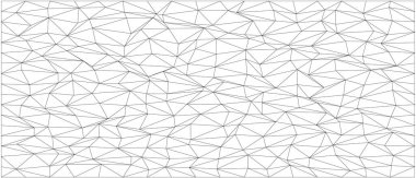 Modern tasarım ve arka plan kavramları için üçgen şekilli soyut geometrik kaos deseni.