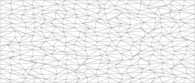 Modern tasarım projeleri için düzensiz üçgenleri olan soyut geometrik desen.