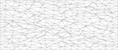 Modern tasarım projeleri için soyut üçgen çizgileri olan geometrik kaos düzeni.