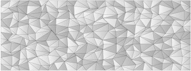 Modern tasarım projeleri için karmaşık üçgen şekillere sahip soyut geometrik desen.