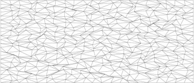 Modern tasarım için kesişen çizgiler ve üçgenlerle soyut geometrik desen.