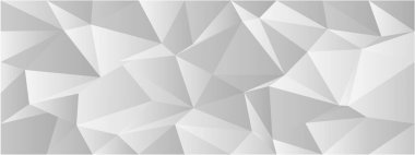 Modern tasarım arkaplanları için düşük poli üçgenli soyut geometrik desen.