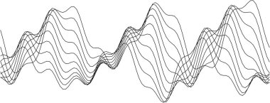 Modern sanatsal projeler ve dijital arkaplanlar için sofistike soyut dalga deseni tasarımı.