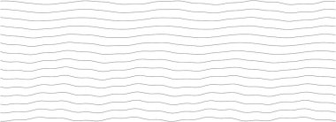 Modern tasarım projeleri için minimalist dalgalı çizgi deseni.