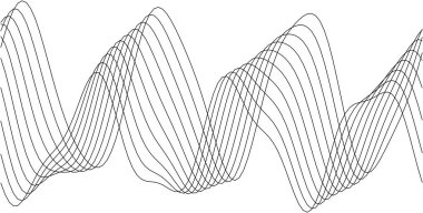 Yaratıcı projeler ve arkaplanlar için soyut dalga desen tasarımı.