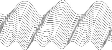 Modern dekor ve grafik projeleri için soyut dalga desen tasarımı.