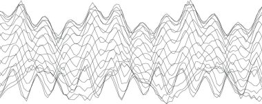 Modern sanat tasarımı için geometrik çizgilerin dinamik soyut dalgası.