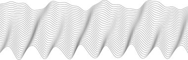 Modern sanat ve tasarım kavramları için akış çizgileri olan soyut dalga deseni.