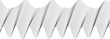 Modern tasarım ve yaratıcı projeler için soyut dalga kalıpları.
