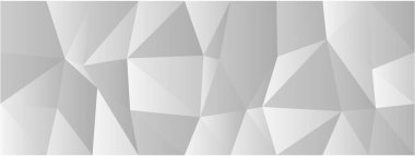 Modern tasarım projeleri için gri çokgen şekilli Geometrik soyut arkaplan.