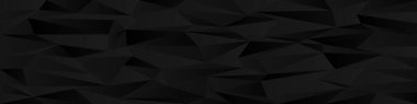 Arkaplan veya sunum için çokgen şekilli soyut geometrik karanlık desen tasarımı.