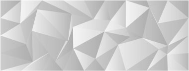 Çağdaş sanat ve minimalist estetik için tek renk tasarımlı çokgen şekilli geometrik soyut arkaplan.