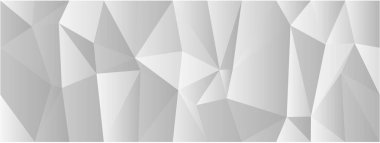 Modern tasarım için tek renkli çokgen şekilli soyut geometrik kaos düzeni.