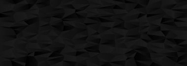 Modern tasarımlar için üçgen desenli soyut koyu geometrik arkaplan.