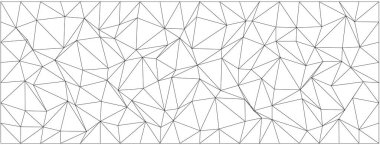 Modern sanat ve arka planlar için üçgen kaos tasarımlı soyut geometrik desen.