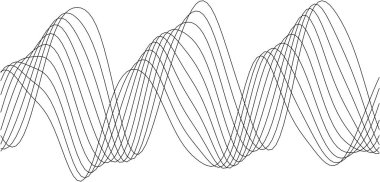 Modern estetik ve yaratıcı arkaplanlar için soyut geometrik dalga deseni tasarımı.