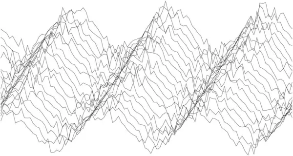 Modern minimalist altyapılar ve dijital sanat projeleri için soyut dalga deseni tasarımı.